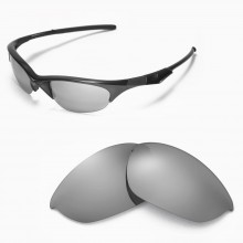 Walleva Titanium Mirror Coated ISARC Polarized Replacement Lenses for Oakley Half Jacket Sunglasses